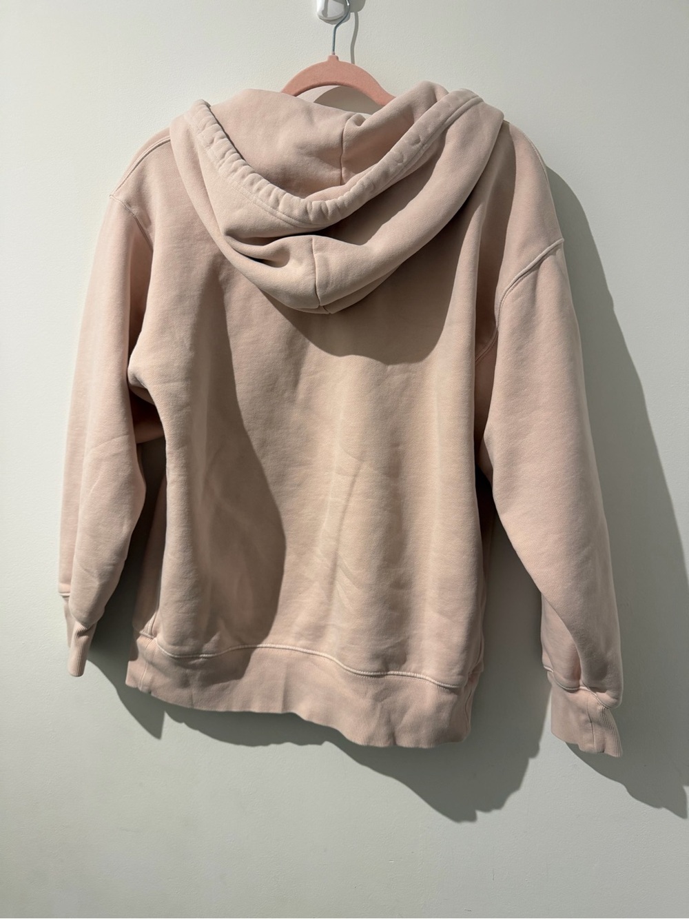 TNA Cozy Sweatfleece Zip Hoodie in Pale Pink - Picture 6 of 6